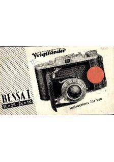 Voigtlander Bessa 1 manual. Camera Instructions.